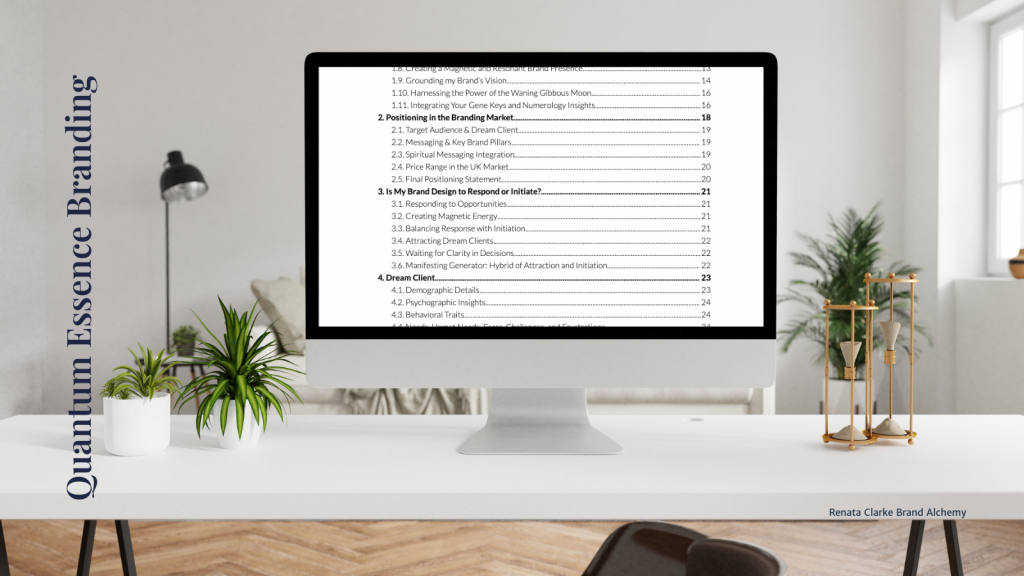 Brand Alchemi's Quantum Essence Branding blends esoteric systems, AI analysis, and intuition to create energetically aligned, practical brand strategies.