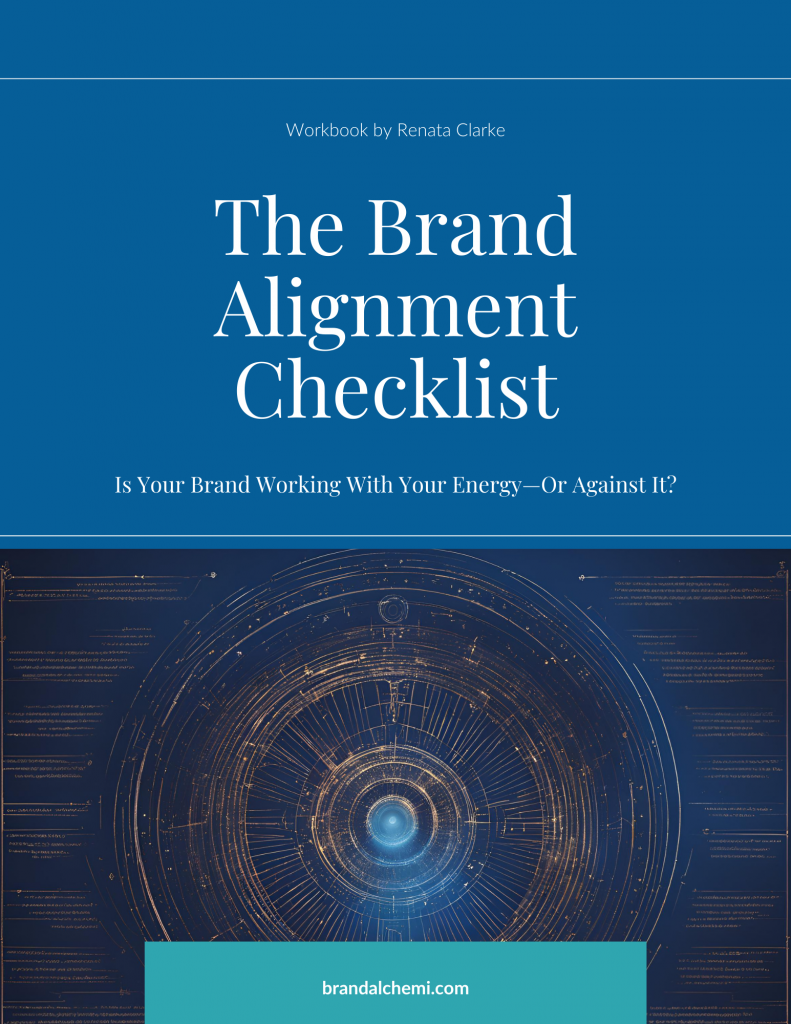 Free Brand Alignment Checklist by Renata Clarke at Brand Alchemi