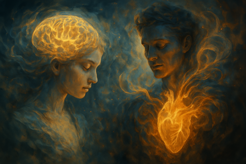 Ethereal digital artwork symbolising emotional transformation and energetic branding, created for Renata Clarke of Brand Alchemi, capturing the essence of inner alignment, visibility, and soulful business evolution.